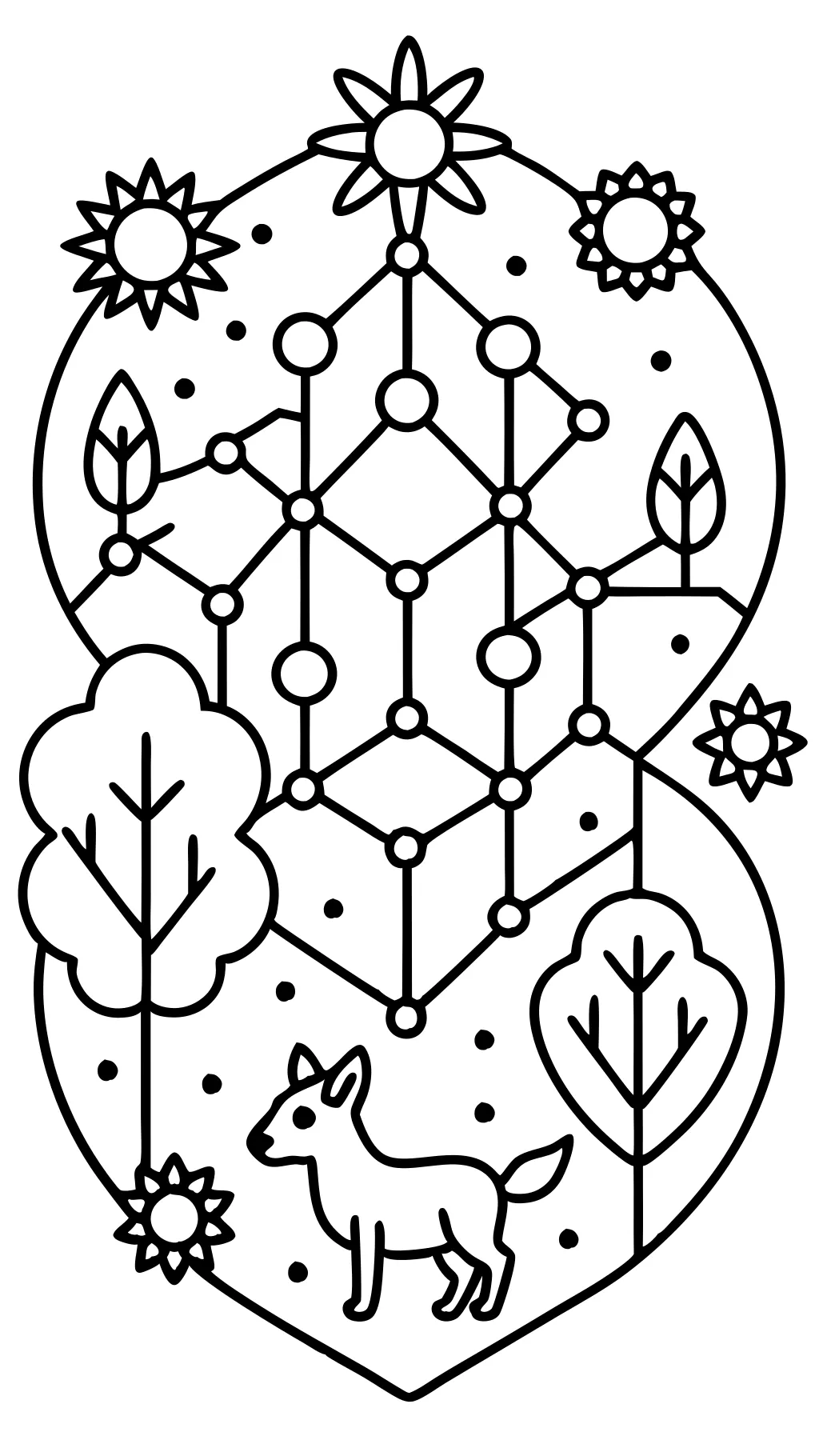 coloring pages dots